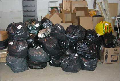 Bags of shoes