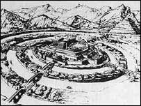  تصوراتی شہر اٹلانٹس ڈرائنگ