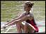 Girl rowing