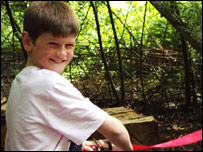 A young boy in the Dreaming Dome