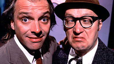 Rik Mayall as Richie and Adrian Edmondson as Eddie