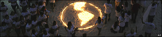 Manifestación en Cancún