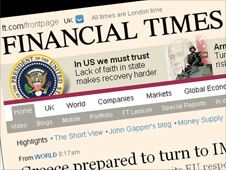 Screenshot of FT.com