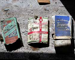Various cigarette packets