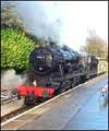 Steam train at Haworth