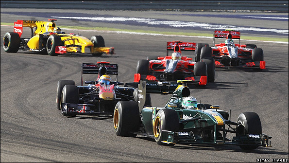 Heikki Kovalainen in his Lotus
