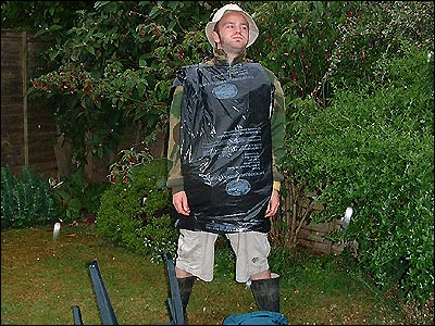 Steve finds a pleasant spot