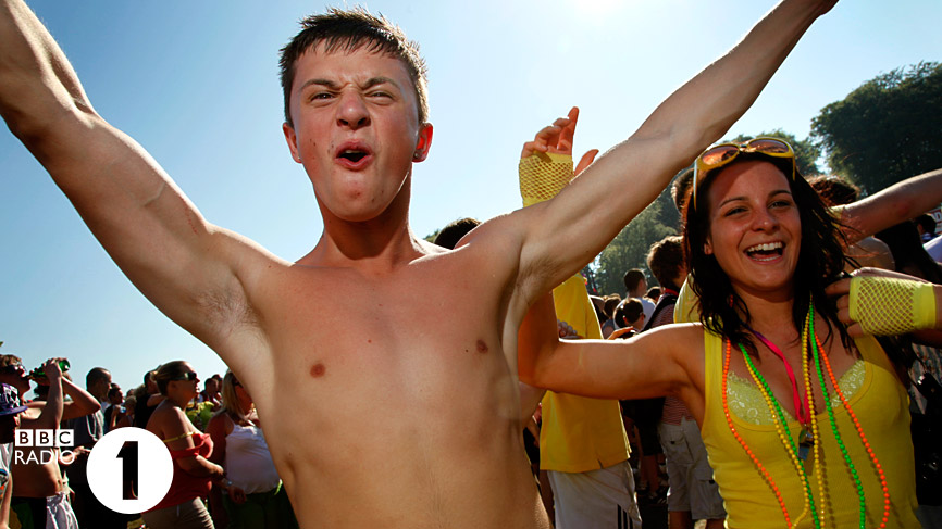 Photos of the Radio 1's Big Weekend audience on Sunday