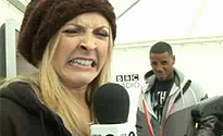 Fearne and Reggie cringing