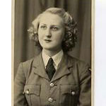 Peggy Taylor in WAAF uniform about 1942