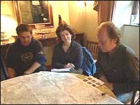 Steve, Sarah and Terry