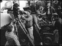 Crew filming Dream On