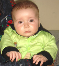 کودک 5 ماهه رابعه 