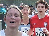 Finishing the Half Marathon