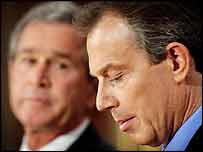George Bush ve Tony Blair