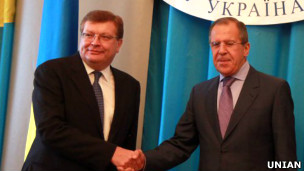 Костянтин Грищенко і Сергій Лавров