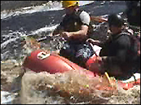 The Tees Barrage whitewater course