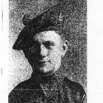 Trooper Alick Theobald, before being wounded just after his 21st birthday in August 1944