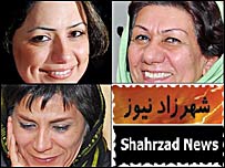 فرناز سیفی، منصوره شجاعی و طلعت تقی نیا،عکس ها از آرش آشوری نیا، لوگوی شهرزاد نیوز