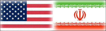 پرچم ايران و آمريکا