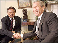 صدر بش اور صدر مشرف