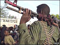 Soldado do governo somali