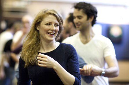 Alex Clatworthy in rehearsals for A Provincial Life. Photo: Helen Maybanks / National Theatre Wales
