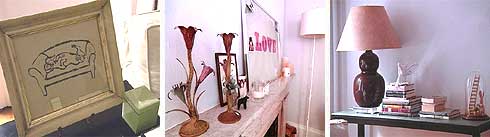 Picture frame, mantlepiece and console table