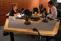 David Cameron and Jenni Murray