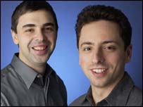 گوگل کے بانی : لیری پیج اور سرگئی برن 