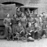 "My Truck" "My Driver" and the rest of the "boys" -I TOOK THIS- We had been under shell fire for the two nights and 3 days the day befoe I took this.