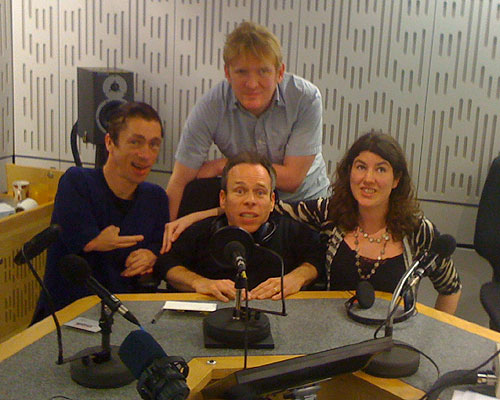 Mat Fraser, Warwick Davis, Rob Crossan and Emma Tracey