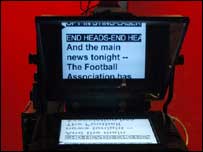 Television prompter