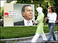 پوستر انتخابات شرودر