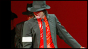 Michael Jackson moonwalking