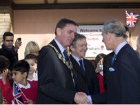 Sir Robin Wales and Prince Charles