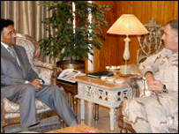 امریکی سینیٹر کے ساتھ