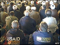 امدادگران آمريکايی در بم