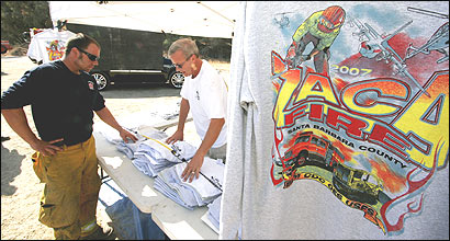 Vendedor de camisetas