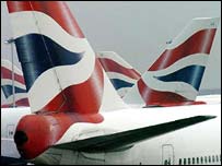 British Airways'e bağlı bir uçak