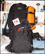 Claire's bags - packed and ready to go