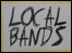 Sign saying 'local bands'
