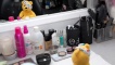 Pudsey in the make-up chair!