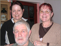 Louise, David and Hazel