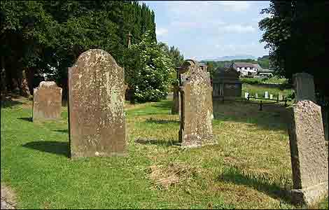 The view from St Cuthbert's churchyard.