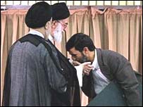 احمدی نژاد و آيت الله خامنه ای - 