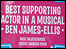 Ben James Ellis, award sign