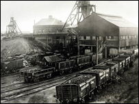Coal Wagons at the Neston mine