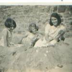 Young Phyllis Rudd on the right