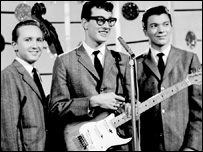 The Crickets with Buddy.